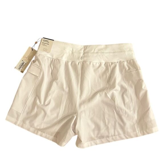 Calia Pure White Journey Collection MidRise Athletic Cargo short trulite fabric - Picture 4 of 12
